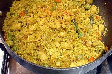 Chicken biriyani