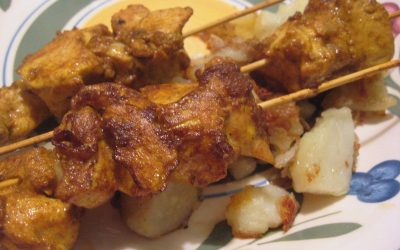 Yummy Pork Satay with Peanut Sauce