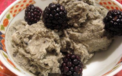 Roasted Black Sesame Ice Cream