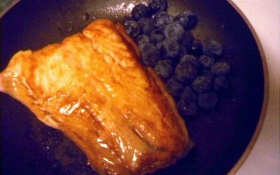 Pan Blueberry Salmon