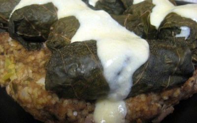 Daring Cooks: Stuffed Grape leaves