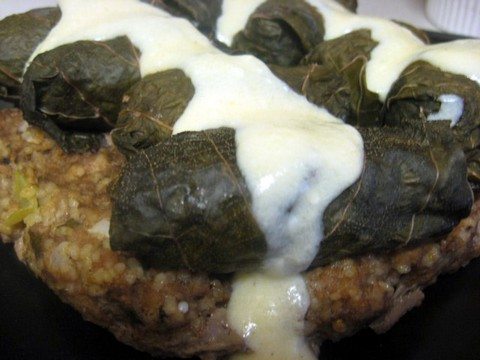 Daring Cooks: Stuffed Grape leaves