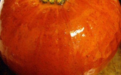 Pumpkin: scrub and roast the whole darn thing