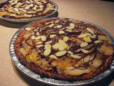 Chocolate Apple Pie with Nut Crust