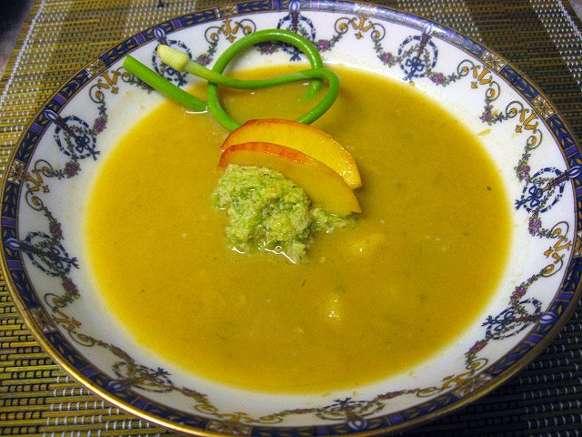Thai Garlic Scape Soup and Garlic Scape Pesto