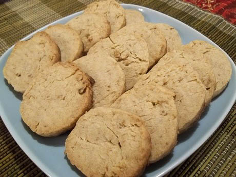 Oyster Mushroom Shortbread Cookies