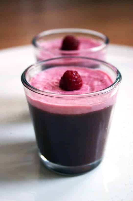 Saint-Valentin for One: Raspberry and Chocolate Pots de Creme