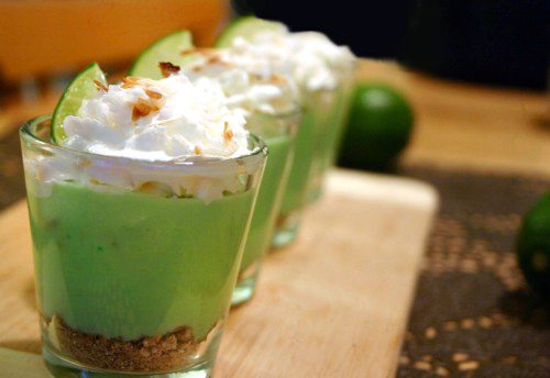 Coconut Lime Tofu Pudding Verrines