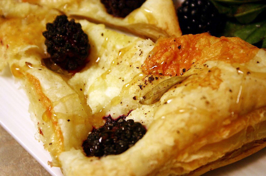 Blackberry and Cheese Pizza