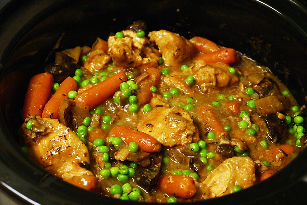 Slow Cooker Stout and Chicken Stew