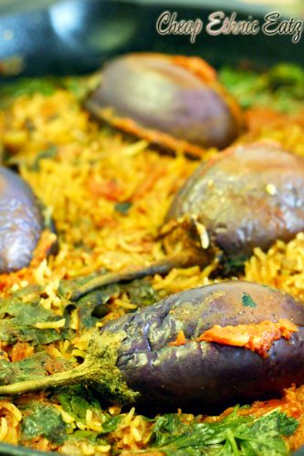 Stuffed Baby Eggplants in a Dirty Rice Pilaf 03