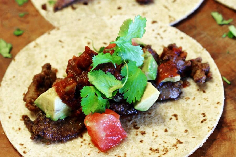 Spiced Chicken Liver Tacos with Mole Sauce: Liver Experiment Week 6