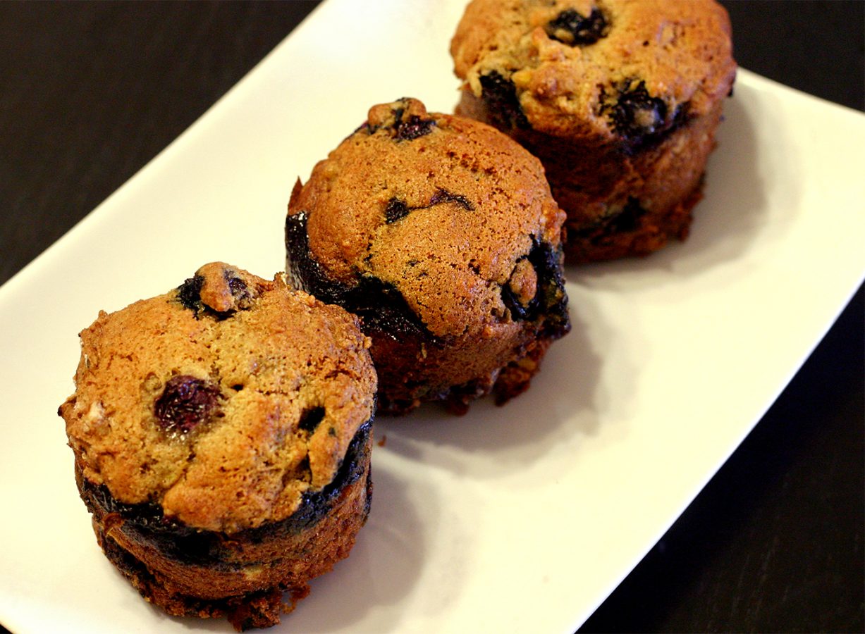 blueberry banana muffin 2