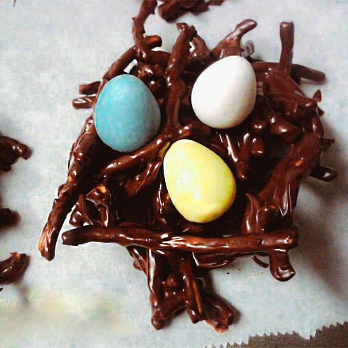 Chocolate birds Nests