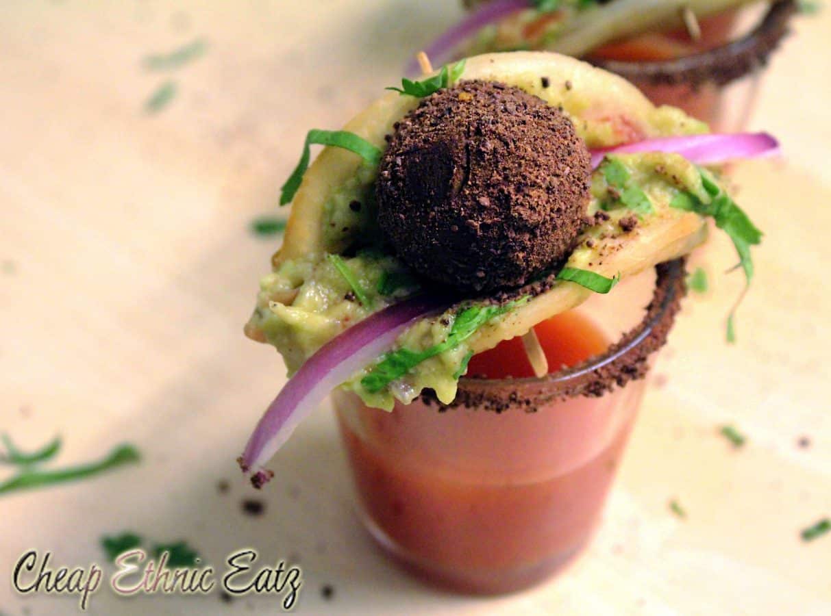 Savory Truffle Mini Taco Shooter