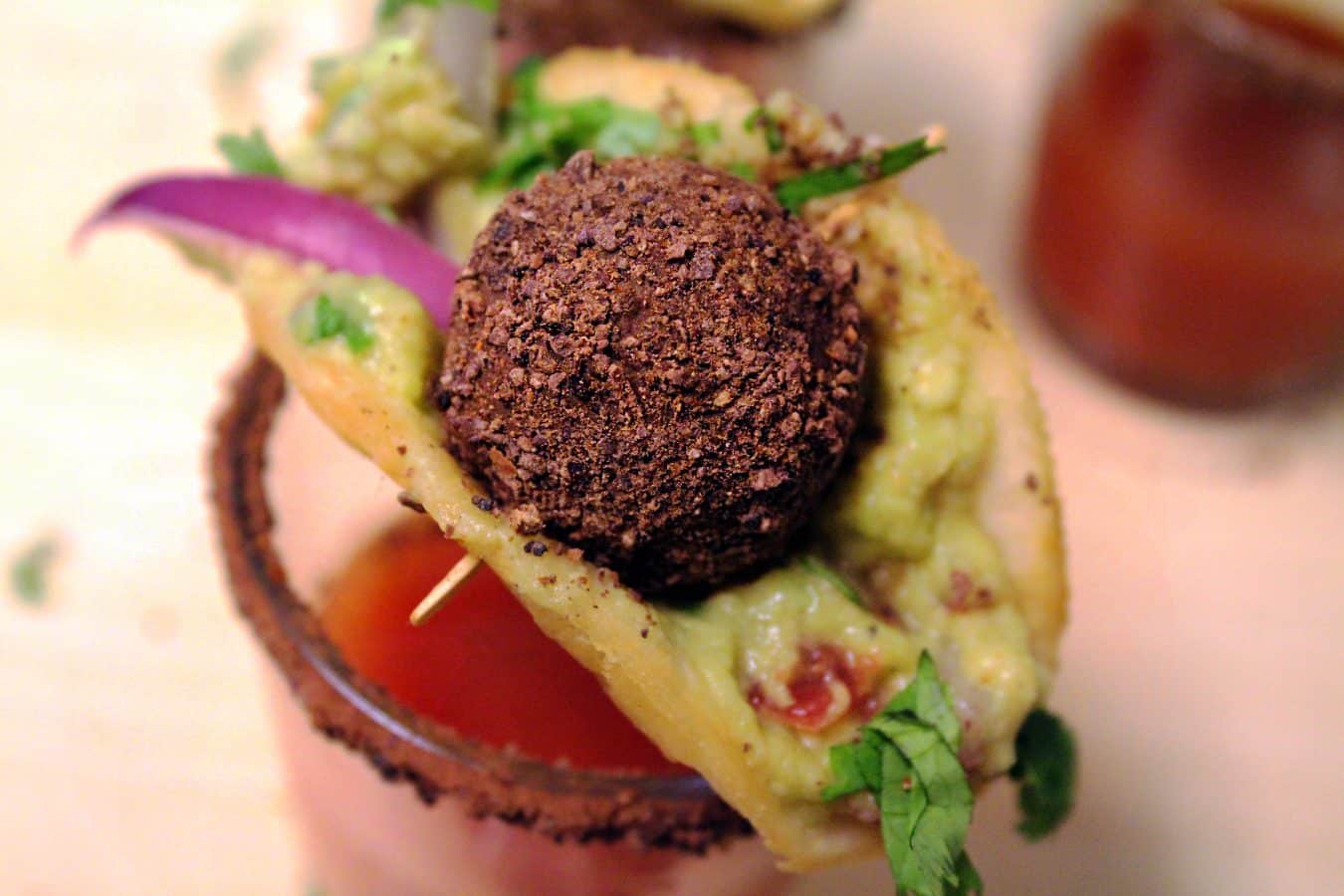 Savory Truffle Mini Taco Shooter macro