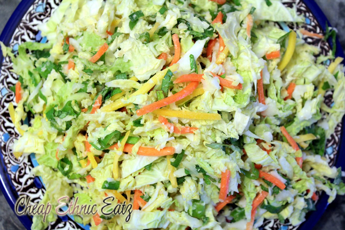 Crunchy Colorful Thai Cabbage Salad & the 4th annual Food Film Marathon