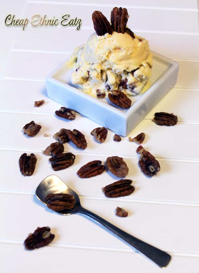 Maple Hickory Ice Cream with Buttered Pecans 1