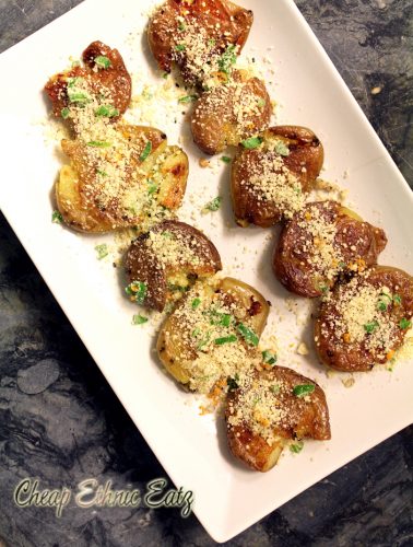 Panfried Smashed Potatoes Recipe