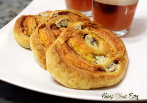 Banana Cheddar and Cinnamon Pinwheels