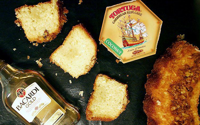 Caribbean Rum Cake with Coconut