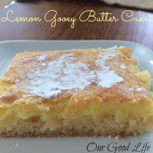 Lemon Gooey Butter Cake