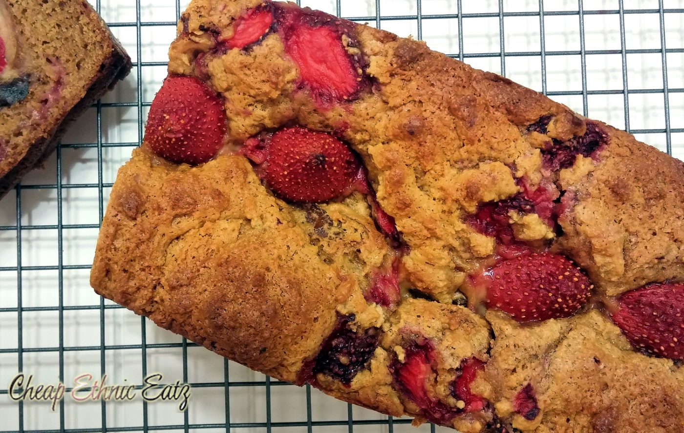 Strawberry and Date Malted Loaf