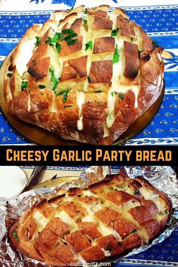 Cheesy Garlic Party bread