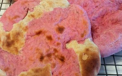 Quick Raspberry Flatbread