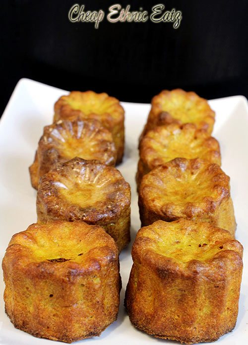 carrot curry caneles