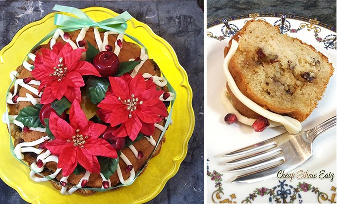 Christmas Bundt Cake top