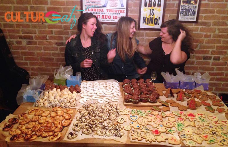 christmas cookies with friends