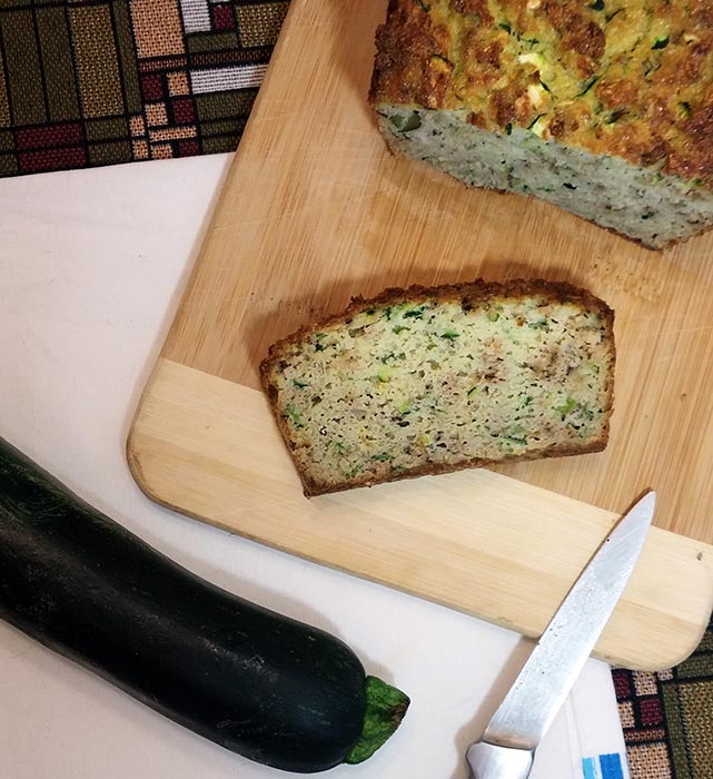 Coconut Flour Zucchini Bread slice