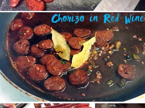 Chorizo in Red Wine Tapas