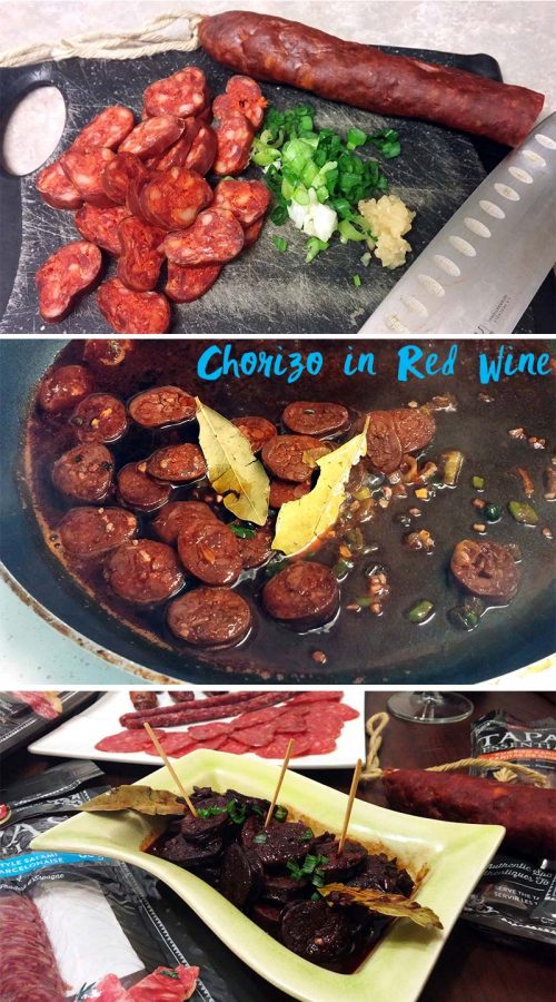 Chorizo in Red Wine Tapas