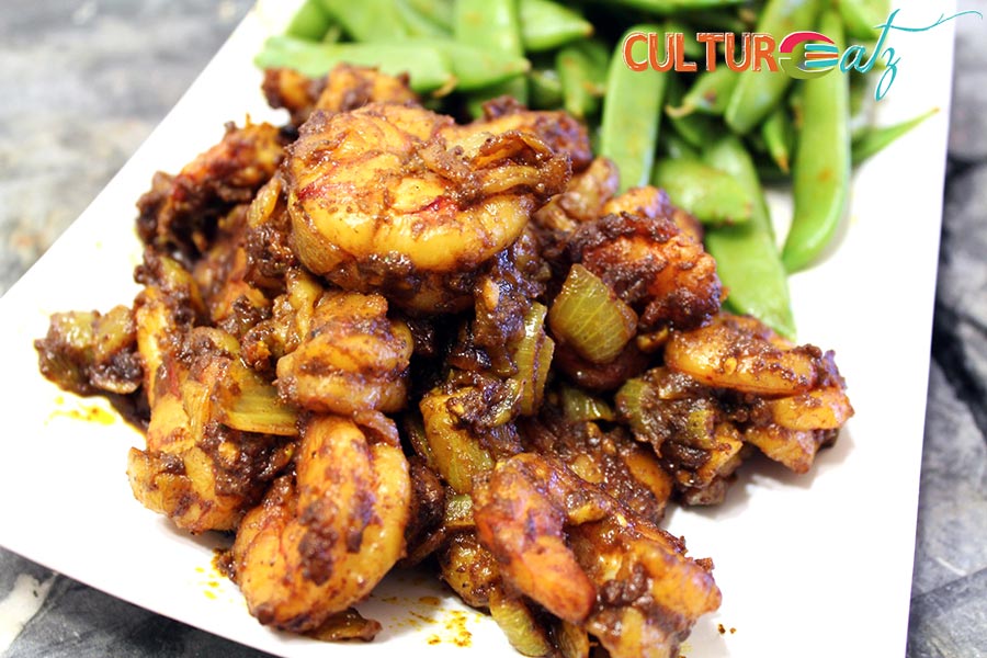 Ro-be-yann nashif (Shrimp Fried with Spices)