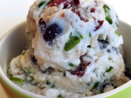 Bourbon Cherry Pistachio Ice Cream