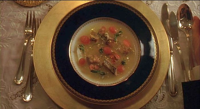 Russian ukha fish soup