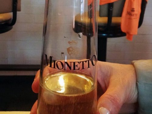 Mionetto Treviso Prosecco glass