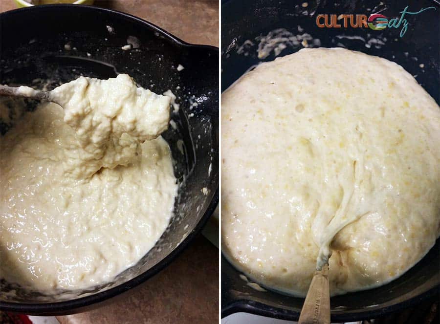 Mkatra Foutra pancakes batter