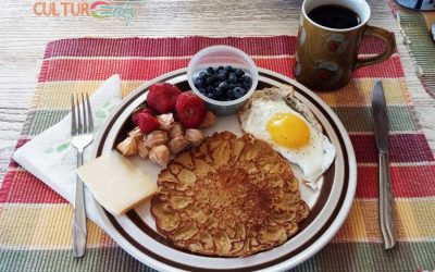 Curious about a Breakfast with Cattail Pancakes?