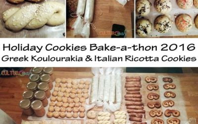 More Holiday Cookies! Koulourakia and Italian Ricotta