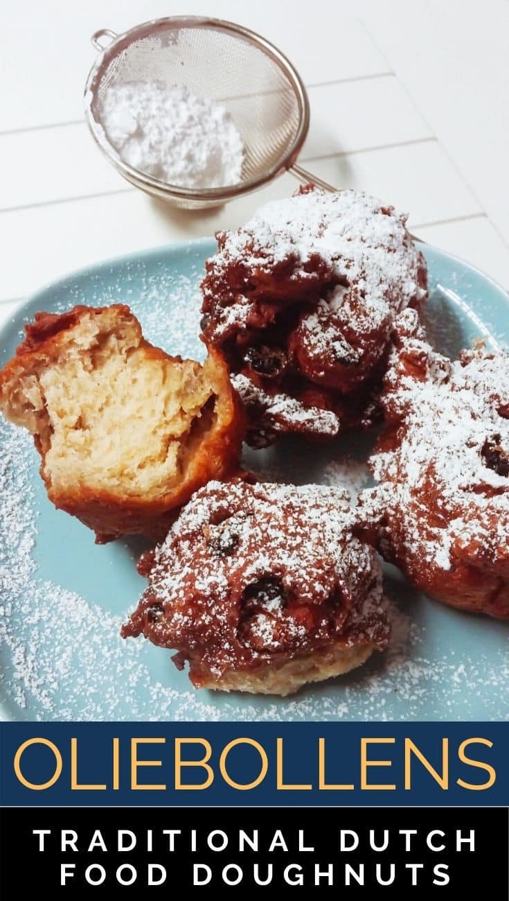 Traditional Dutch Food Oliebollen Dutch Doughnut PIN