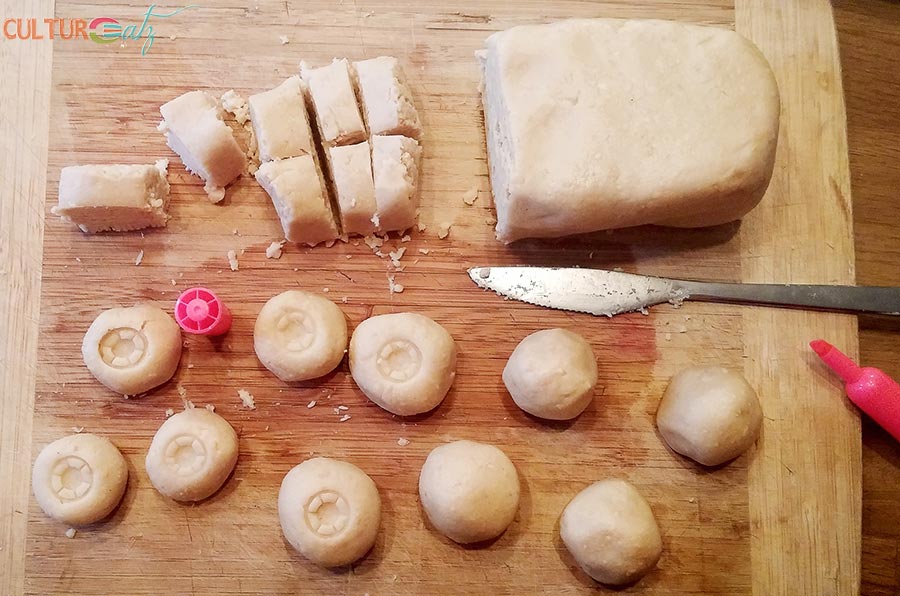 Chinese peanut cookies dough