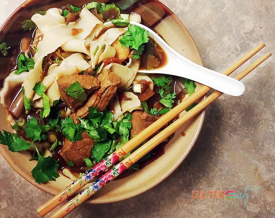 Spicy Beef Noodle Soup With Chinese Hand Pulled Lāmiàn