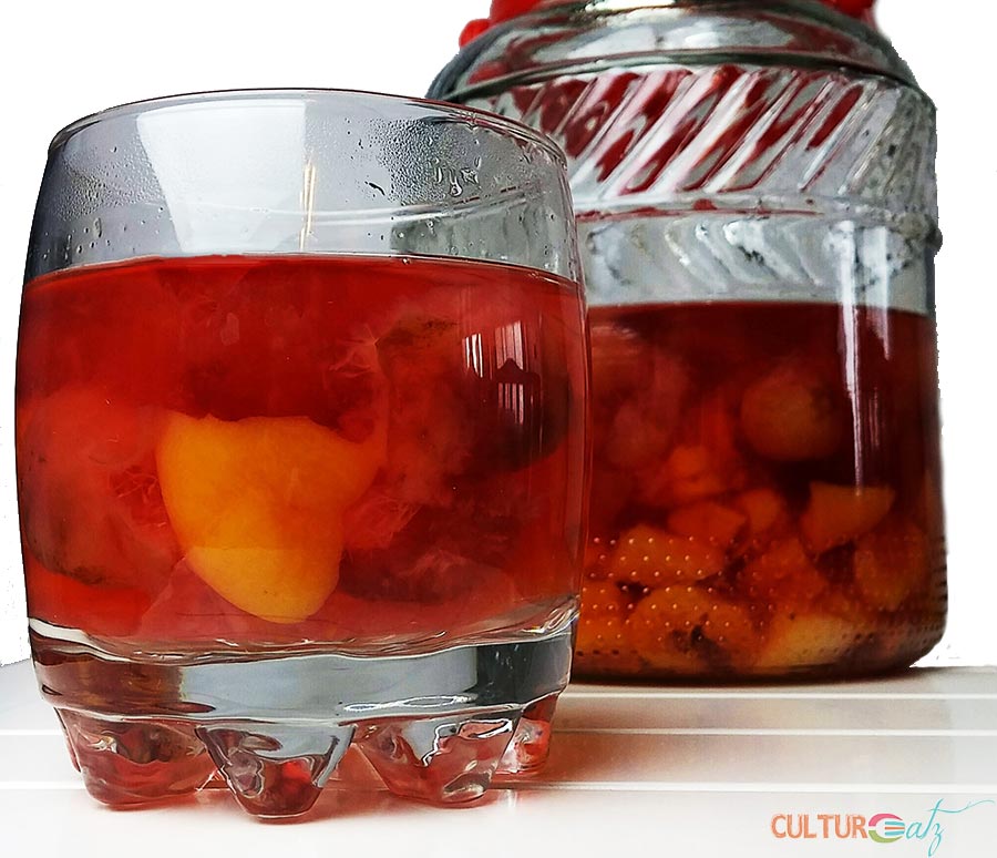 Cherry Apricot Bulgarian Kompot