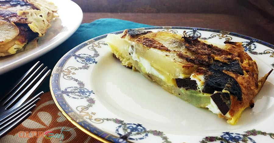 Tortilla de Morcilla Volver Roundup