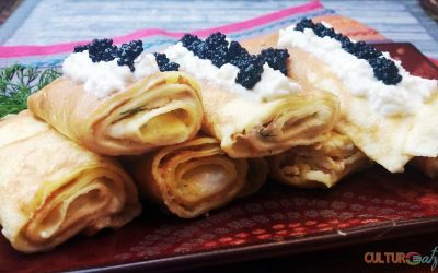 Ukrainian Cheese Filled Crepes | Nalysnyky | налисники