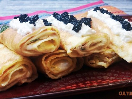 Savory Ukrainian Filled Crepes Nalysnyky