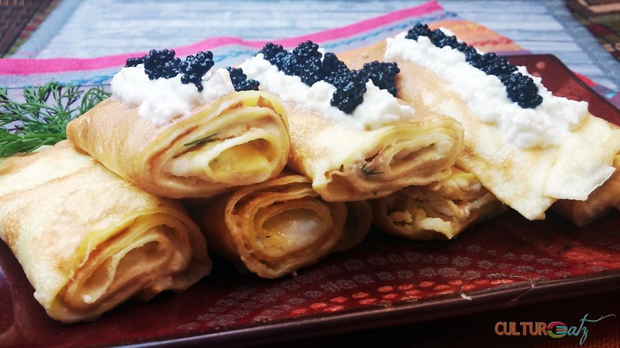 Savory Ukrainian Filled Crepes Nalysnyky